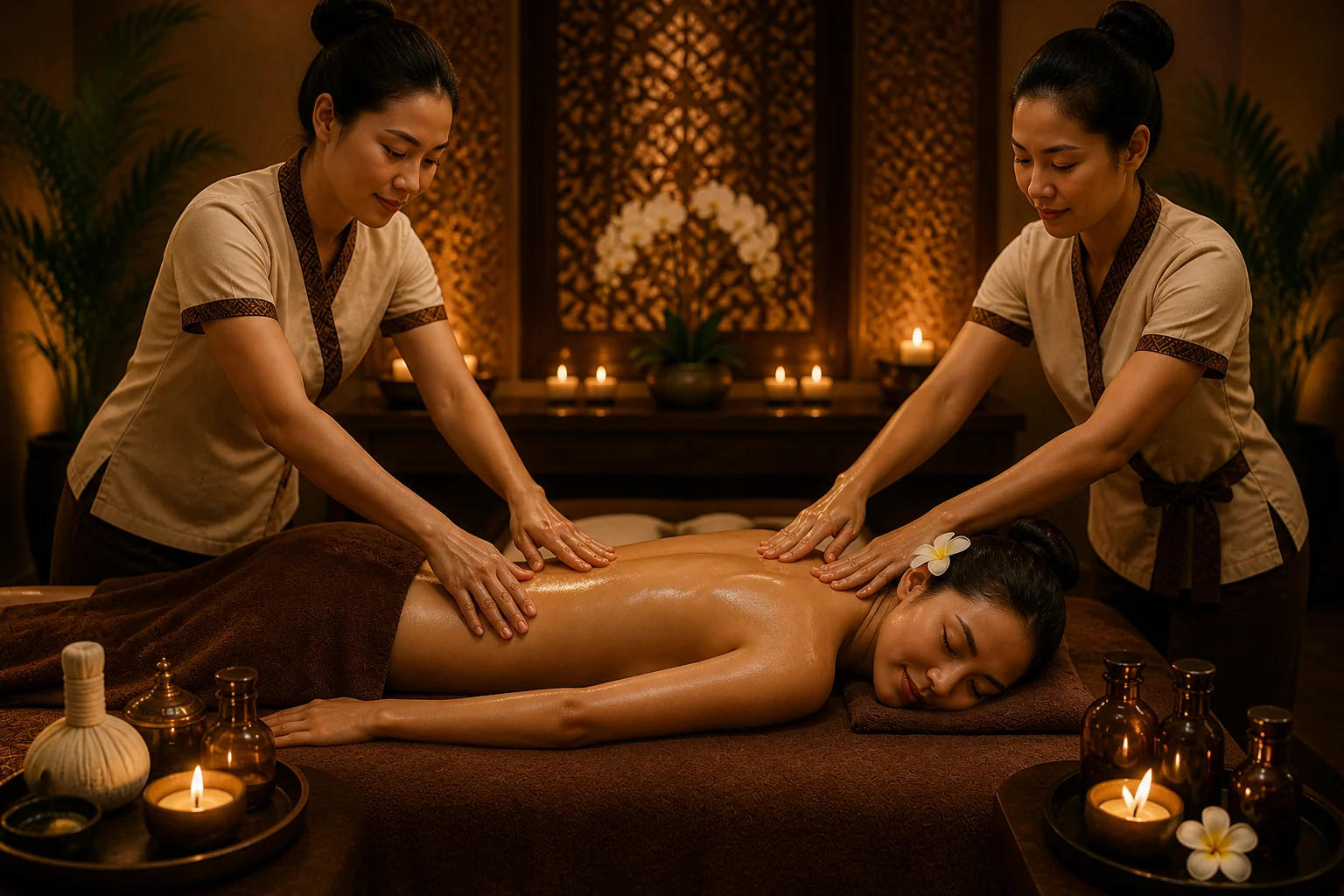Four hands massage session at Sapphire Spa, Business Bay