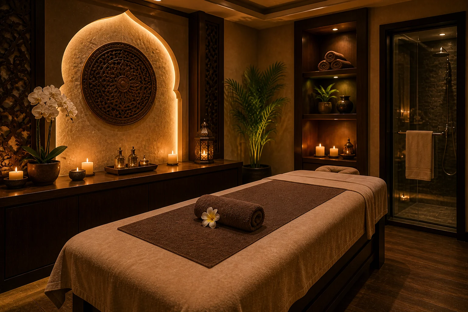 Deep tissue massage suite at Sapphire Spa, Business Bay